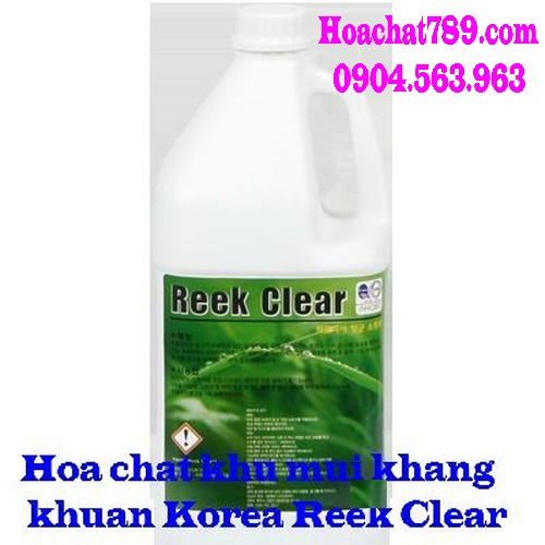 Hóa chất khử mùi kháng khuẩn Korea Reek Clear
